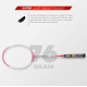 Apacs Nano Fusion Speed 722 (76 grams, Made in Vietnam) Ulta Light Weight | Japanese Graphite Unstrung Badminton Racket with Free Full Cover | G2-4 1/8 inches (Grey)