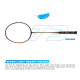 Apacs Asgardia Lite (73 grams Ultra Lightweight) Made in Vietnam | Japanese Graphite Unstrung Badminton Racket with Full Cover | G2-4 1/8 inches (Purple)
