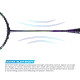 Apacs Asgardia Lite (73 grams Ultra Lightweight) Made in Vietnam | Japanese Graphite Unstrung Badminton Racket with Full Cover | G2-4 1/8 inches (Purple)