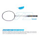 Apacs Asgardia Lite (73 grams Ultra Lightweight) Made in Vietnam | Japanese Graphite Unstrung Badminton Racket with Full Cover | G2-4 1/8 inches (Purple)