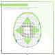 Apacs Speed Pro 900 Strung | Head Heavy Badminton Racket for Intermediate Players (White Green)