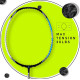 APACS Z-Ziggler 72 (30 LBS, 72g) Unstrung Badminton Racket with Full Cover (Black Blue)