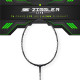 Apacs Z-Ziggler Lite (76g, 33 LBS) Unstrung Graphite Frame Badminton Racquet with Full Cover (Black/Dark Grey)
