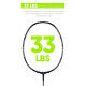 Apacs Z-Ziggler Lite (76g, 33 LBS) Unstrung Graphite Frame Badminton Racquet with Full Cover (Black/Dark Grey)