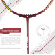 Apacs Finapi 232 Xtra Power (40LBS, 100% Top Grade UHM Japanese Graphite) Extra Strong Professional Unstrung Badminton Racket with Free Full Cover (Red Gold)