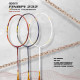 Apacs Finapi 232 Xtra Power (40LBS, 100% Top Grade UHM Japanese Graphite) Extra Strong Professional Unstrung Badminton Racket with Free Full Cover (Red Gold)