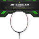 Apacs Z-Ziggler Lite 76g, 33 LBS Unstrung Graphite Badminton Racquet with Full Cover (Black/Red)