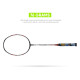 Apacs Z-Ziggler Lite 76g, 33 LBS Unstrung Graphite Badminton Racquet with Full Cover (Black/Red)