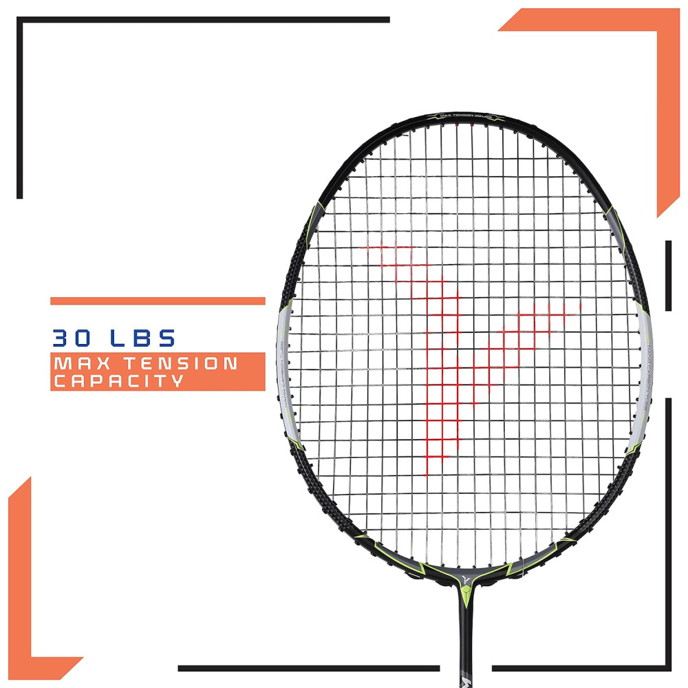 Young Wing Light 73 (73g, 30LBS) Strung Badminton Racquet with Full Cover (Black Green) Young Wing Light 73 (73g, 30LBS) Strung Badminton Racquet with Full Cover (Black Green)