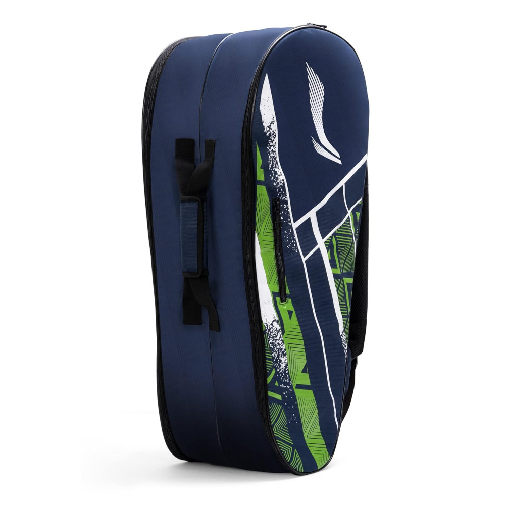 Li-Ning Raider Max Double Zipper Polyester Badminton Kit Bag | Unbreakable Zippers | Easy Mobility | Unisex - Men, Boys, Girls, Women Li-Ning Raider Max Double Zipper Polyester Badminton Kit Bag | Unbreakable Zippers | Easy Mobility | Unisex - Men, Boys, Girls, Women