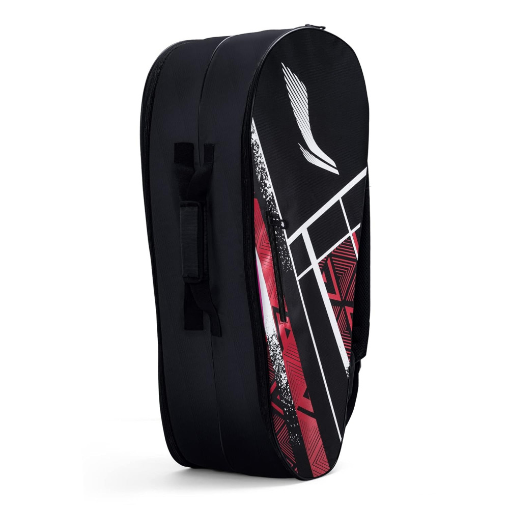 Li-Ning Raider Max Double Zipper Polyester Badminton Kit Bag | Unbreakable Zippers | Easy Mobility | Unisex - Men, Boys, Girls, Women Li-Ning Raider Max Double Zipper Polyester Badminton Kit Bag | Unbreakable Zippers | Easy Mobility | Unisex - Men, Boys, Girls, Women
