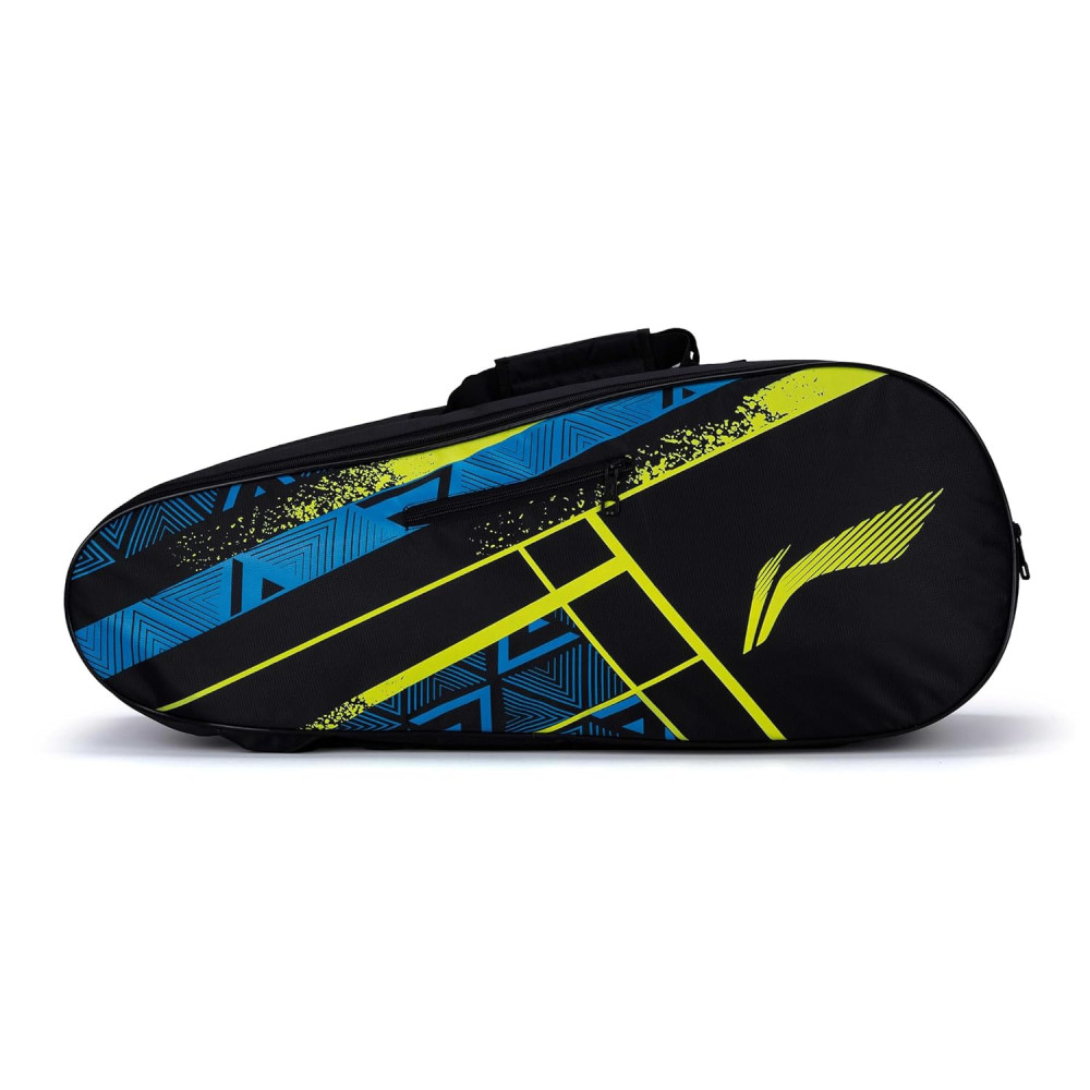 Li-Ning Raider Max Double Zipper Polyester Badminton Kit Bag | Unbreakable Zippers | Easy Mobility | Unisex - Men, Boys, Girls, Women Li-Ning Raider Max Double Zipper Polyester Badminton Kit Bag | Unbreakable Zippers | Easy Mobility | Unisex - Men, Boys, Girls, Women