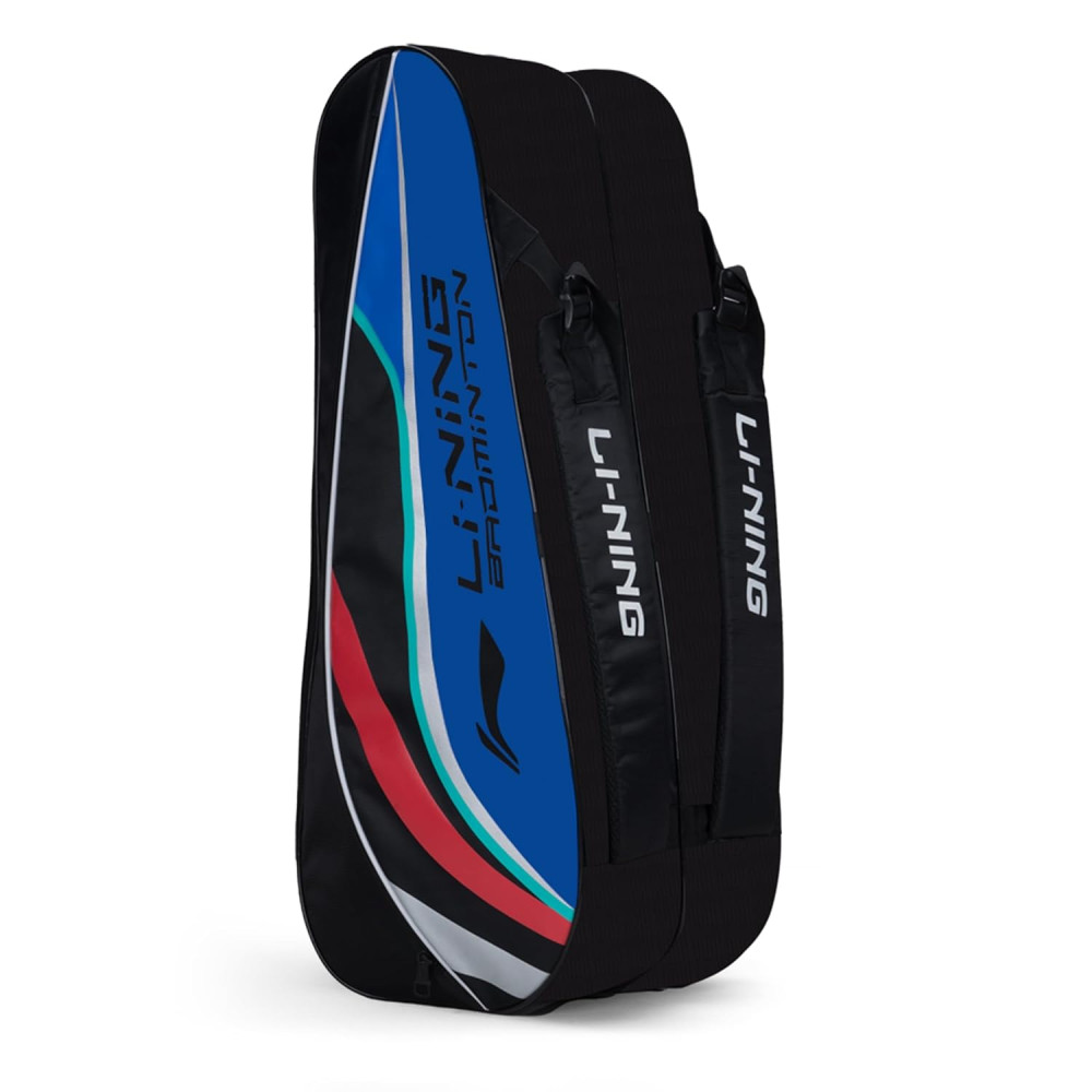 Li-Ning Panther Double Zipper Polyester Badminton Kit Bag| Stash Pocket | Ample Storage | Unisex - Men, Boys, Girls, Women Li-Ning Panther Double Zipper Polyester Badminton Kit Bag| Stash Pocket | Ample Storage | Unisex - Men, Boys, Girls, Women