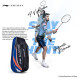 Li-Ning Panther Double Zipper Polyester Badminton Kit Bag| Stash Pocket | Ample Storage | Unisex - Men, Boys, Girls, Women Li-Ning Panther Double Zipper Polyester Badminton Kit Bag| Stash Pocket | Ample Storage | Unisex - Men, Boys, Girls, Women