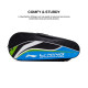 Li-Ning Panther Double Zipper Polyester Badminton Kit Bag| Stash Pocket | Ample Storage | Unisex - Men, Boys, Girls, Women Li-Ning Panther Double Zipper Polyester Badminton Kit Bag| Stash Pocket | Ample Storage | Unisex - Men, Boys, Girls, Women