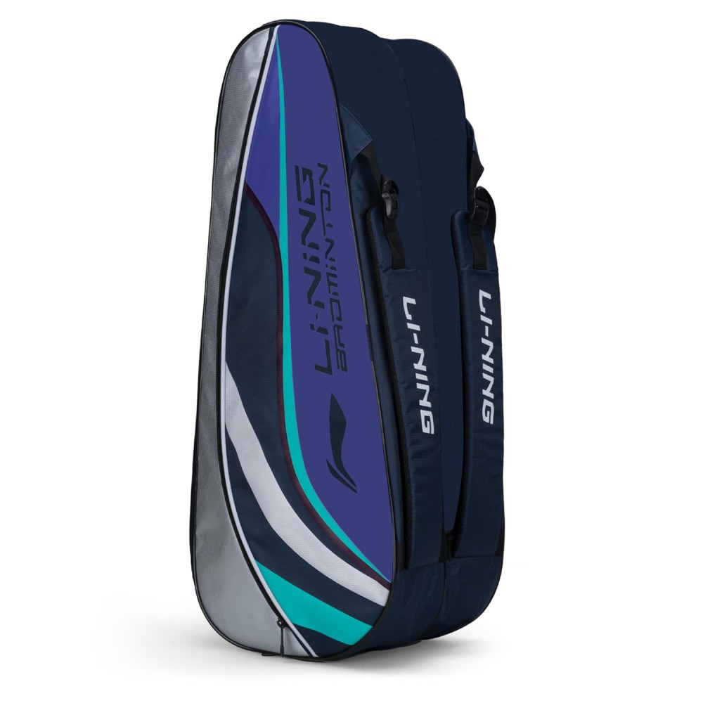Li-Ning Panther Double Zipper Polyester Badminton Kit Bag| Stash Pocket | Ample Storage | Unisex - Men, Boys, Girls, Women Li-Ning Panther Double Zipper Polyester Badminton Kit Bag| Stash Pocket | Ample Storage | Unisex - Men, Boys, Girls, Women