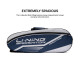 Li-Ning Hot Shot Triple Zipper Polyester Badminton Kit Bag | Easy - Access Compartments | Spacious | Unisex - Men, Boys, Girls, Women Li-Ning Hot Shot Triple Zipper Polyester Badminton Kit Bag | Easy - Access Compartments | Spacious | Unisex - Men, Boys, Girls, Women