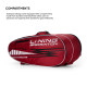 Li-Ning TurboPac Double Zipper Polyester Badminton Kit Bag Li-Ning TurboPac Double Zipper Polyester Badminton Kit Bag