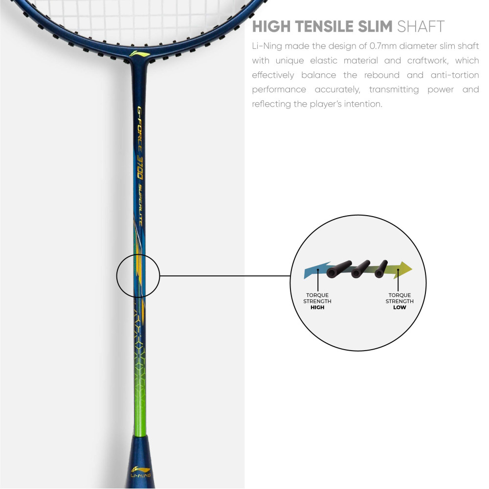 Li-Ning G Force 3700 Superlite Badminton Racket Li-Ning G Force 3700 Superlite Badminton Racket