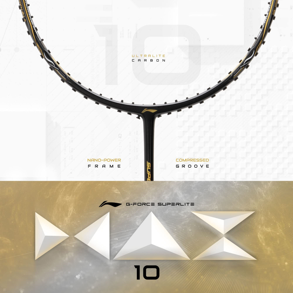 Li-Ning G Force Superlite Max 10 Badminton Racket Li-Ning G Force Superlite Max 10 Badminton Racket