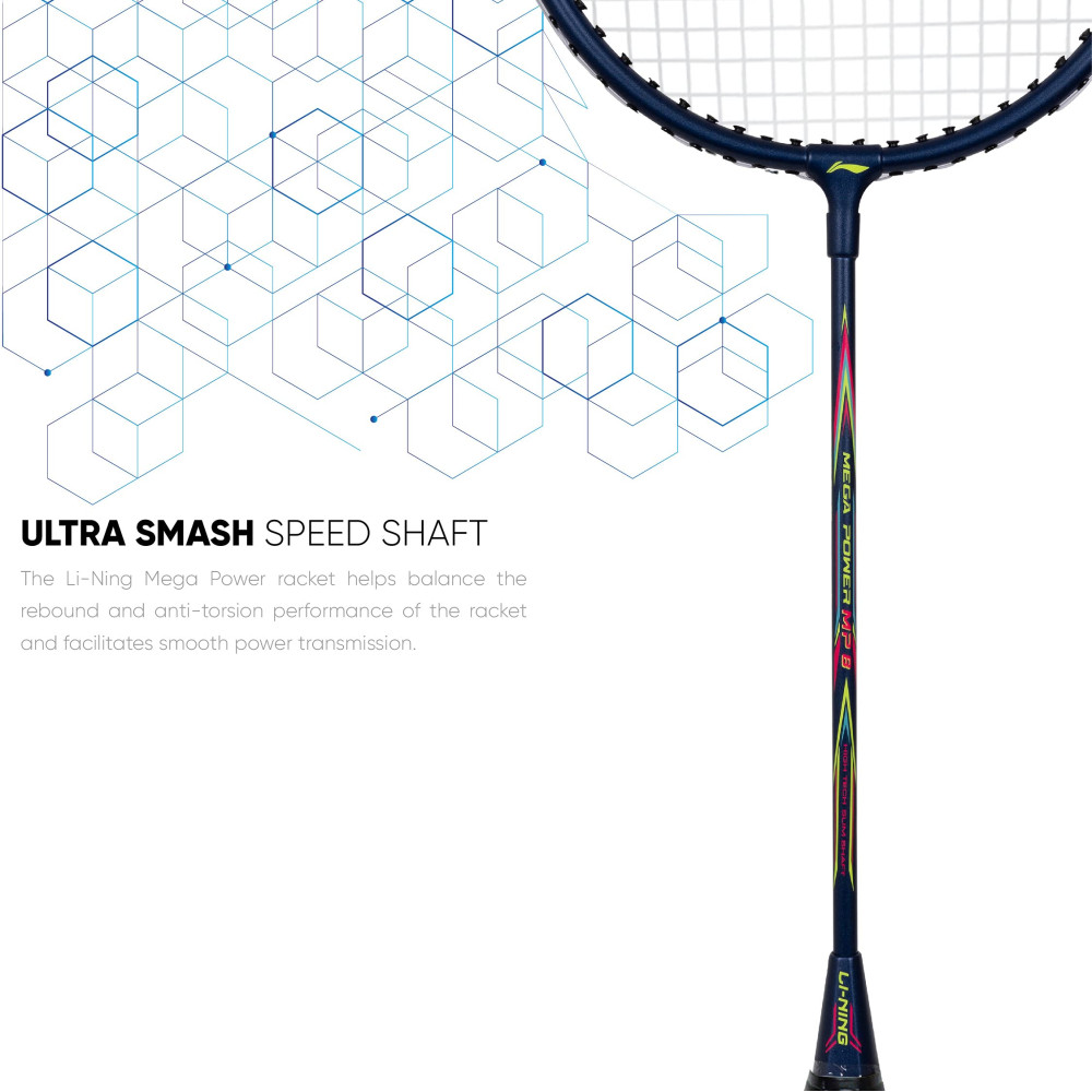 Li-Ning Mega Power 8 Badminton Racket Li-Ning Mega Power 8 Badminton Racket