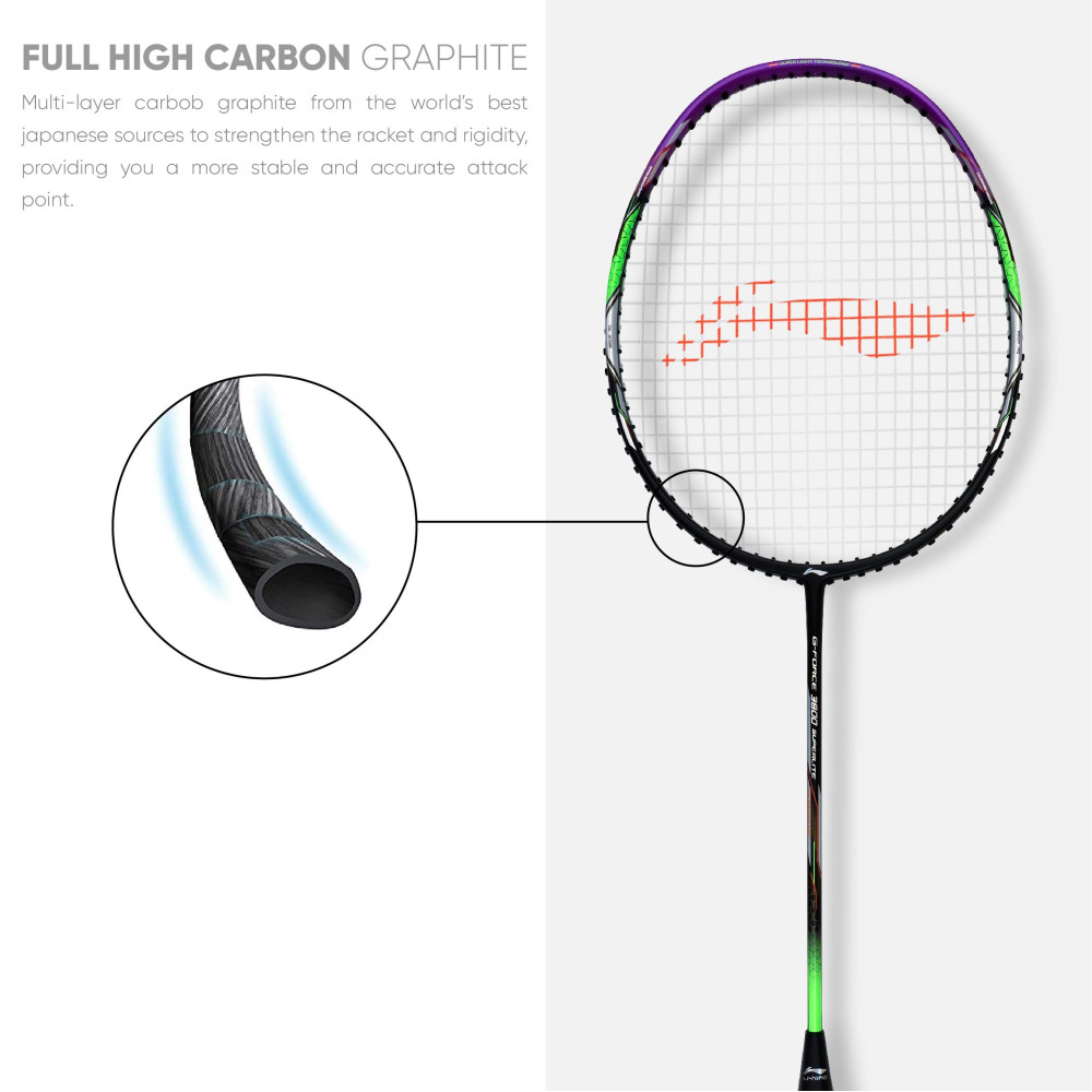 Li-Ning G Force 3800 Superlite Badminton Racket Li-Ning G Force 3800 Superlite Badminton Racket