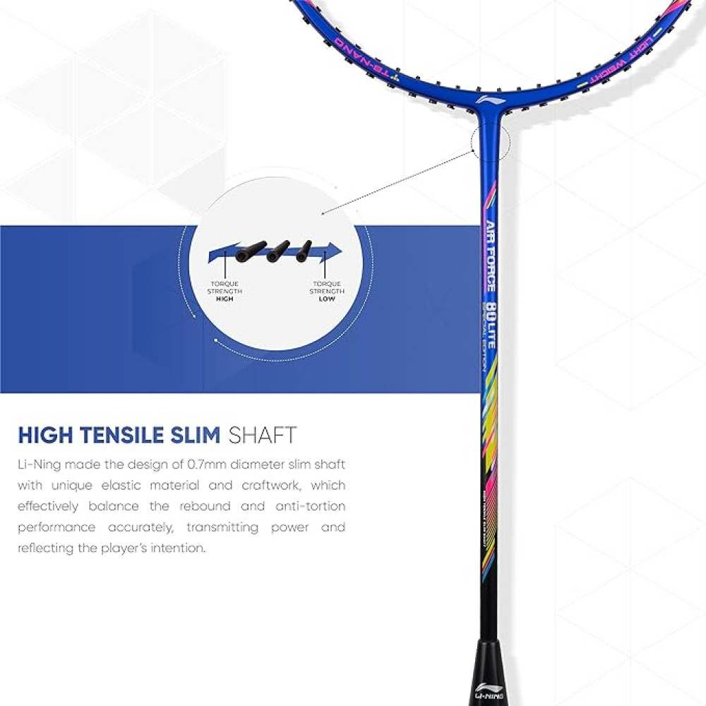 Li-Ning Air Force 80 G2 Lite Badminton Racket Li-Ning Air Force 80 G2 Lite Badminton Racket