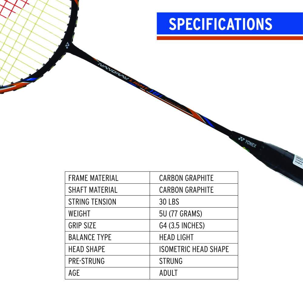 Yonex Nanoray Lite 18i Badminton Racket Yonex Nanoray Lite 18i Badminton Racket