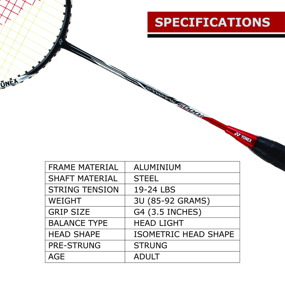 Yonex Nanoray 6000i Badminton Racket Yonex Nanoray 6000i Badminton Racket