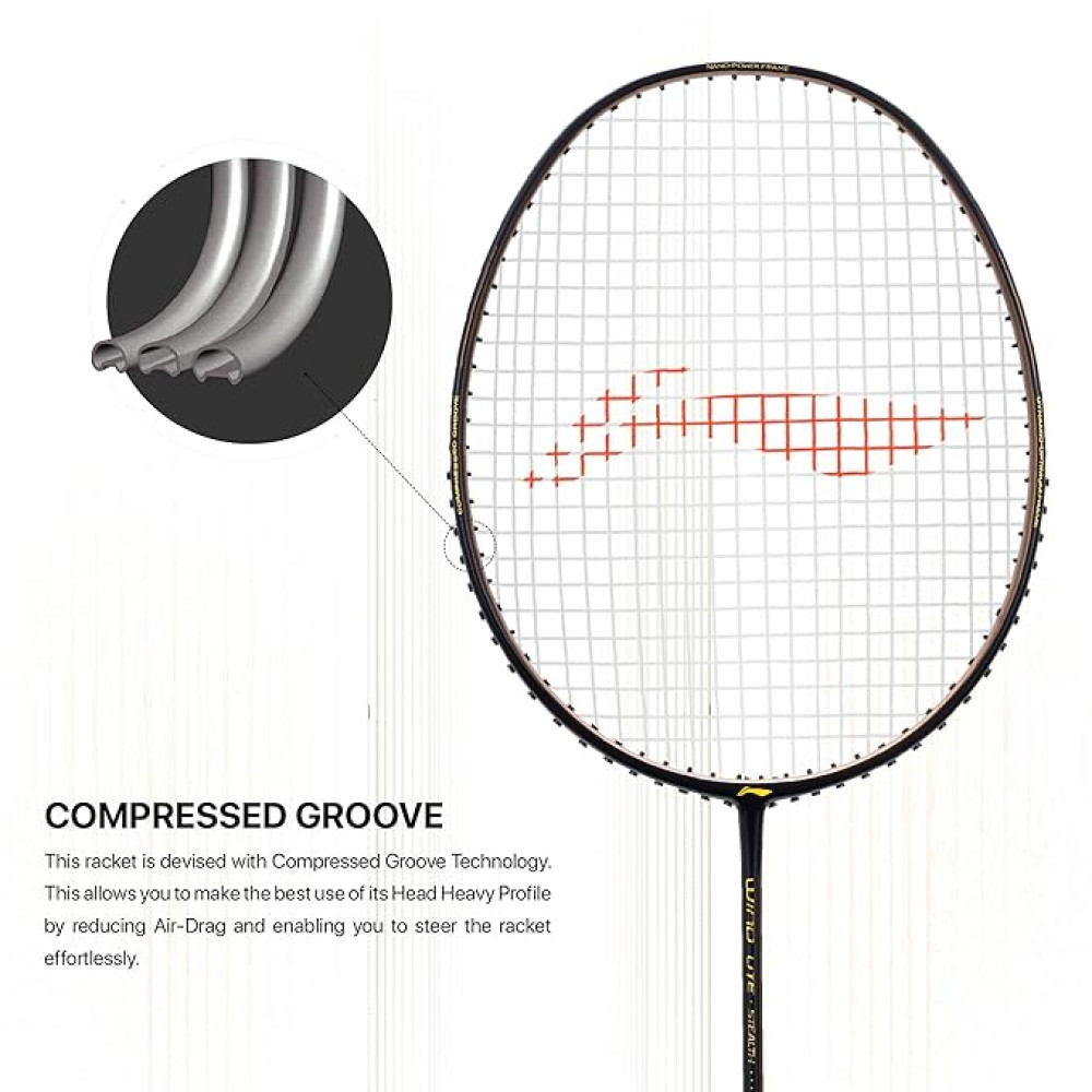 Li-Ning Wind Lite Stealth 77 Badminton Racket