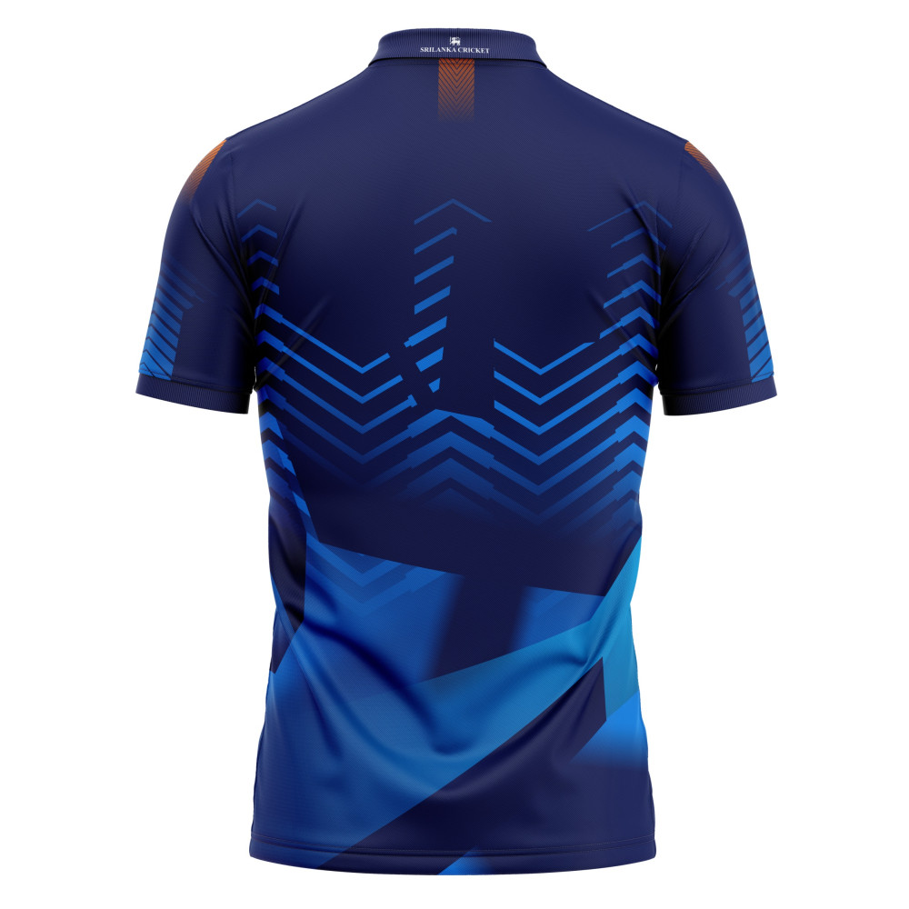 Sri lanka ODI World Cup 2023 Half Sleeves Cricket Fan Jersey - 100% Dryfit Polyester - With Name Personalisation
