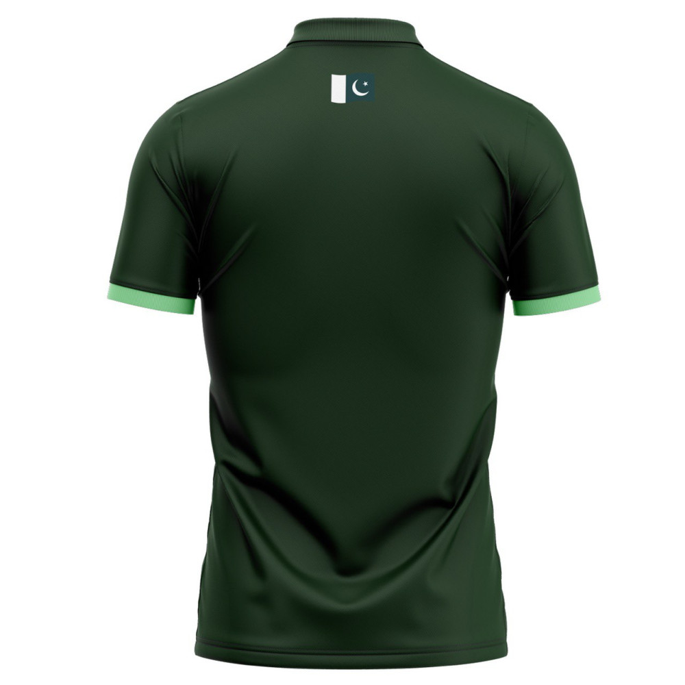 Pakistan ODI World Cup 2023 Half Sleeves Cricket Fan Jersey - 100% Dryfit Polyester - With Name Personalisation