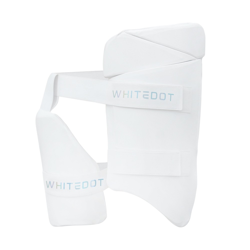 Whitedot White Combo Cricket Thigh Guard Whitedot White Combo Cricket Thigh Guard