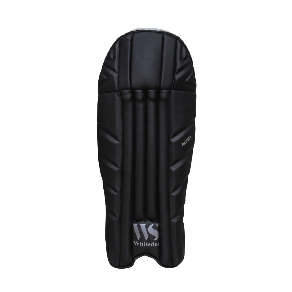 Whitedot Alpha Players Black Wicket Keeping Pads Whitedot Alpha Players Black Wicket Keeping Pads