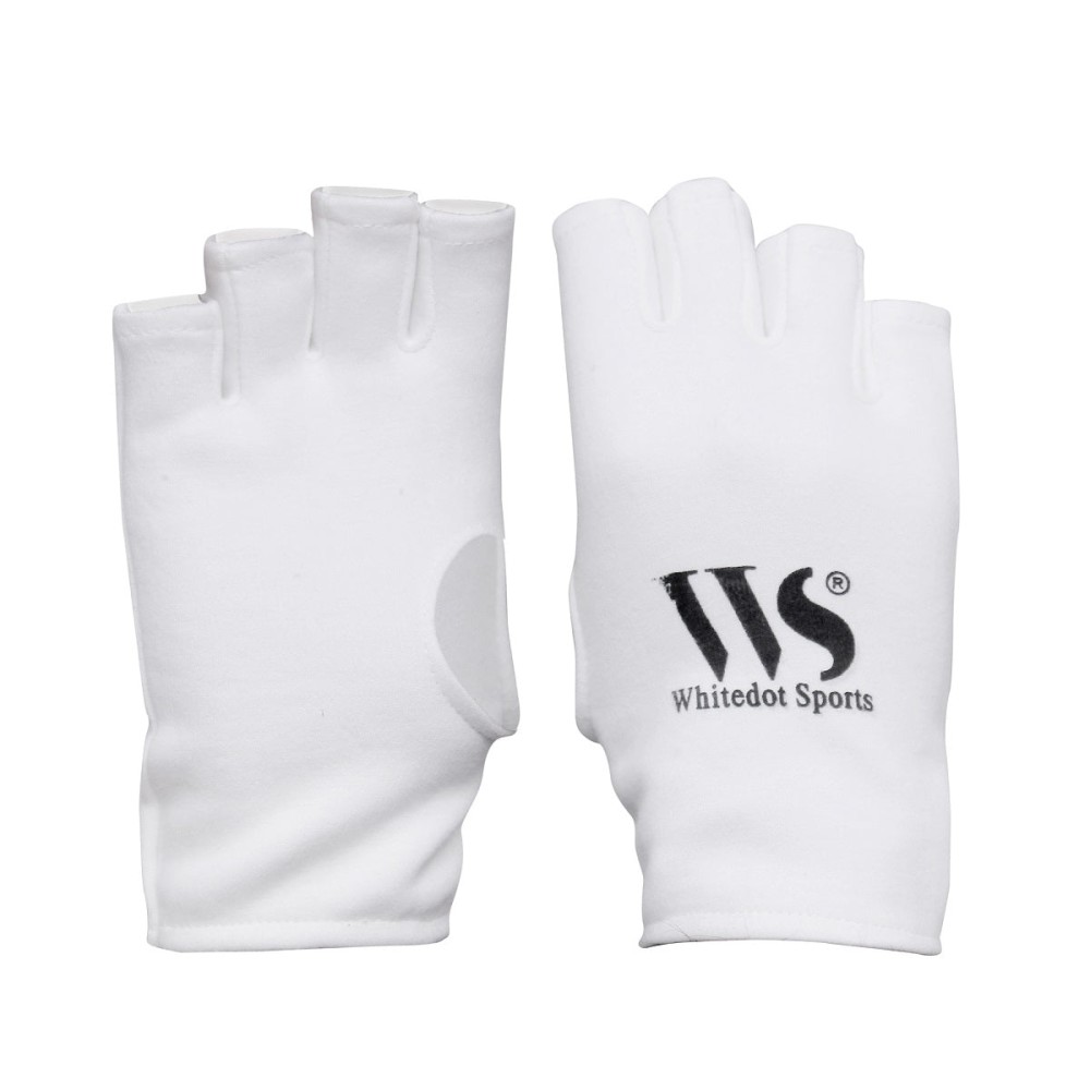 Whitedot Cut Finger Batting Inner Gloves
