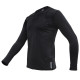 Whitedot Sigma Black Long Sleeve Compression Top