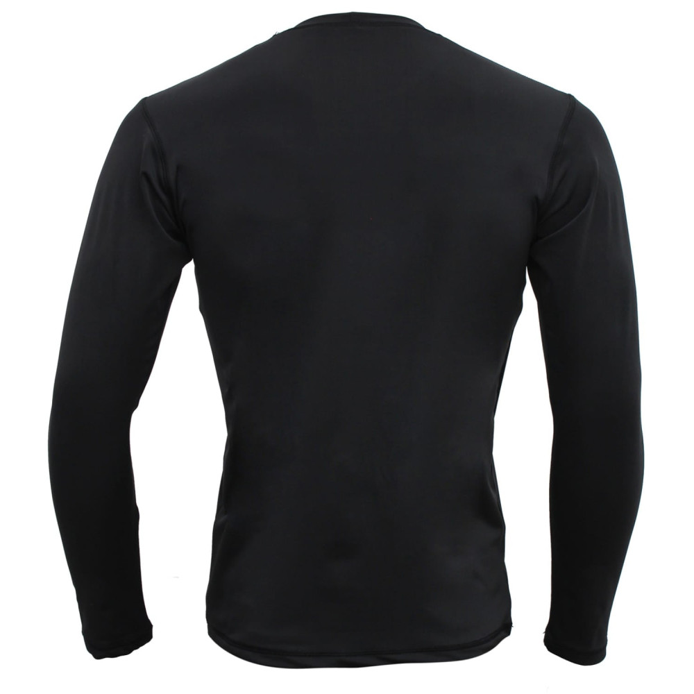 Whitedot Sigma Black Long Sleeve Compression Top