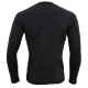 Whitedot Sigma Black Long Sleeve Compression Top