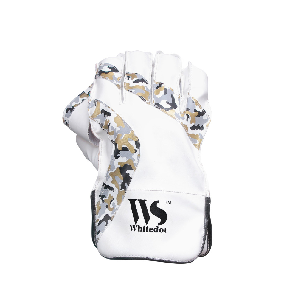 Whitedot Camo Wicket Keeping Gloves