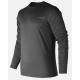 Whitedot Alpha Black Long Sleeve Compression Top