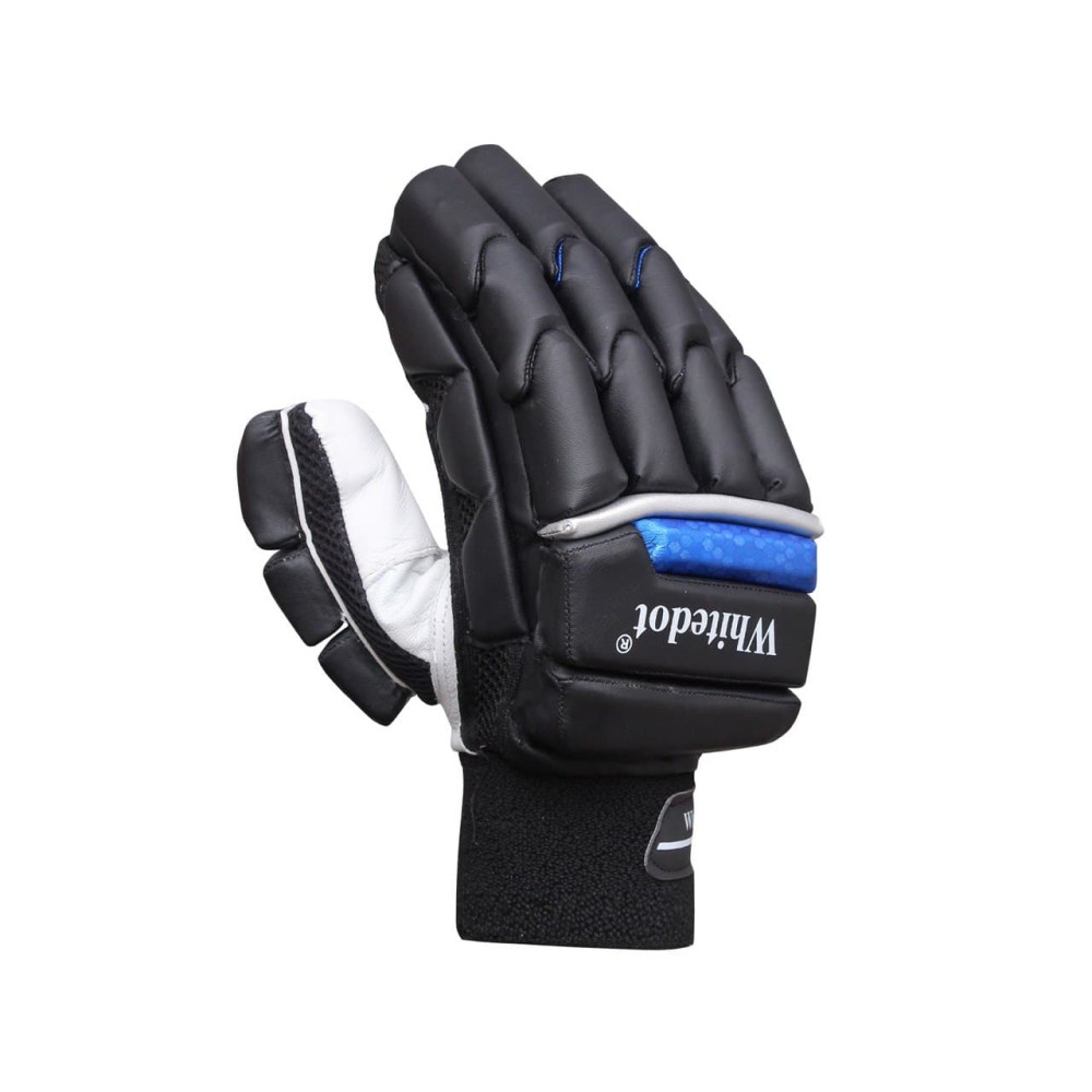 Whitedot Alpha Black Players Cricket Batting Gloves Whitedot Alpha Black Players Cricket Batting Gloves