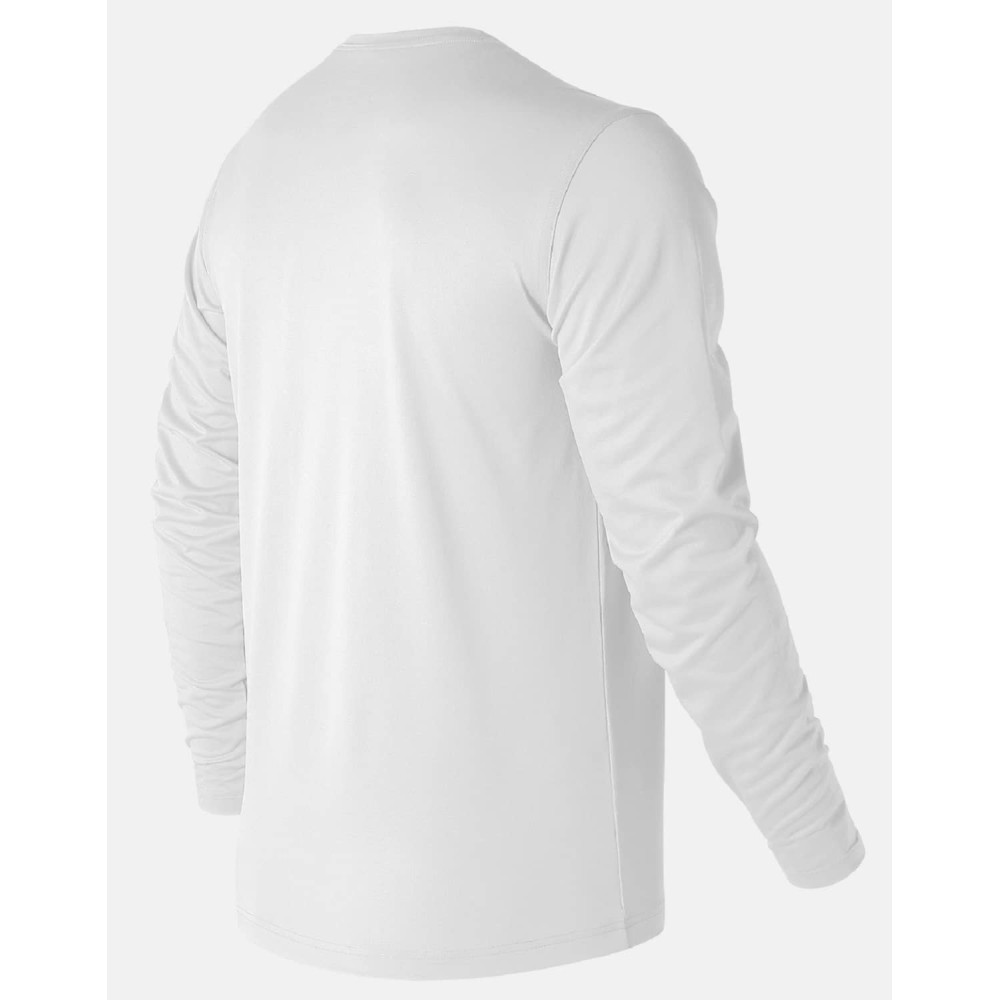 Whitedot Alpha White Long Sleeve Compression Top