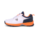 SG CLUB 6.0 Cricket Shoe: Classic White with Navy and Orange Accents for Style and Performance SG CLUB 6.0 Cricket Shoe: Classic White with Navy and Orange Accents for Style and Performance