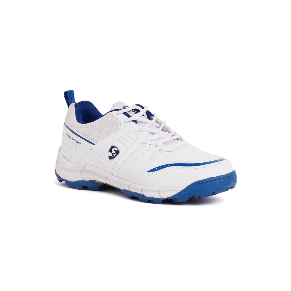 SG Steadler 6.0 Cricket Shoes White/Royal Blue - UK