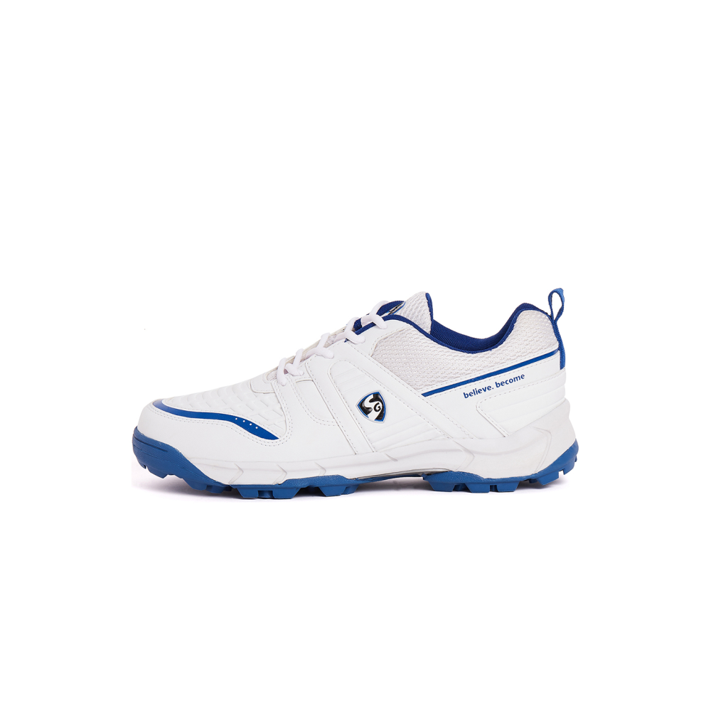 SG Steadler 6.0 Cricket Shoes White/Royal Blue - UK