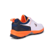 SG CLUB 6.0 Cricket Shoe: Classic White with Navy and Orange Accents for Style and Performance SG CLUB 6.0 Cricket Shoe: Classic White with Navy and Orange Accents for Style and Performance