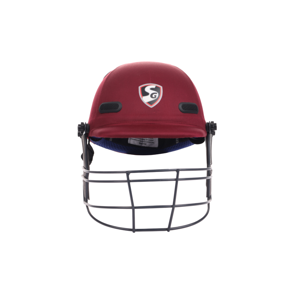 SG Acetech Coloured Cricket Helmet (Maroon) SG Acetech Coloured Cricket Helmet (Maroon)