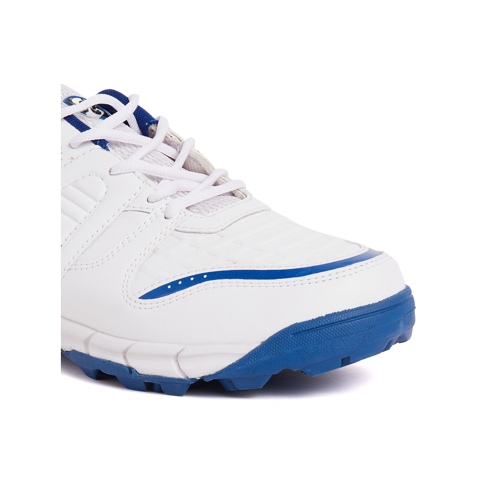 SG Steadler 6.0 Cricket Shoes White/Royal Blue - UK