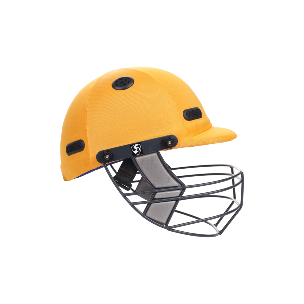 SG Acetech Coloured Cricket Helmet (Yellow) SG Acetech Coloured Cricket Helmet (Yellow)